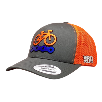 High-Visibility Cycling Cap - Cycle Chain Snapback