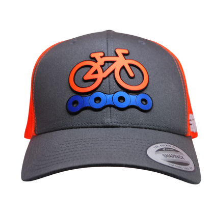 High-Visibility Cycling Cap - Cycle Chain Snapback