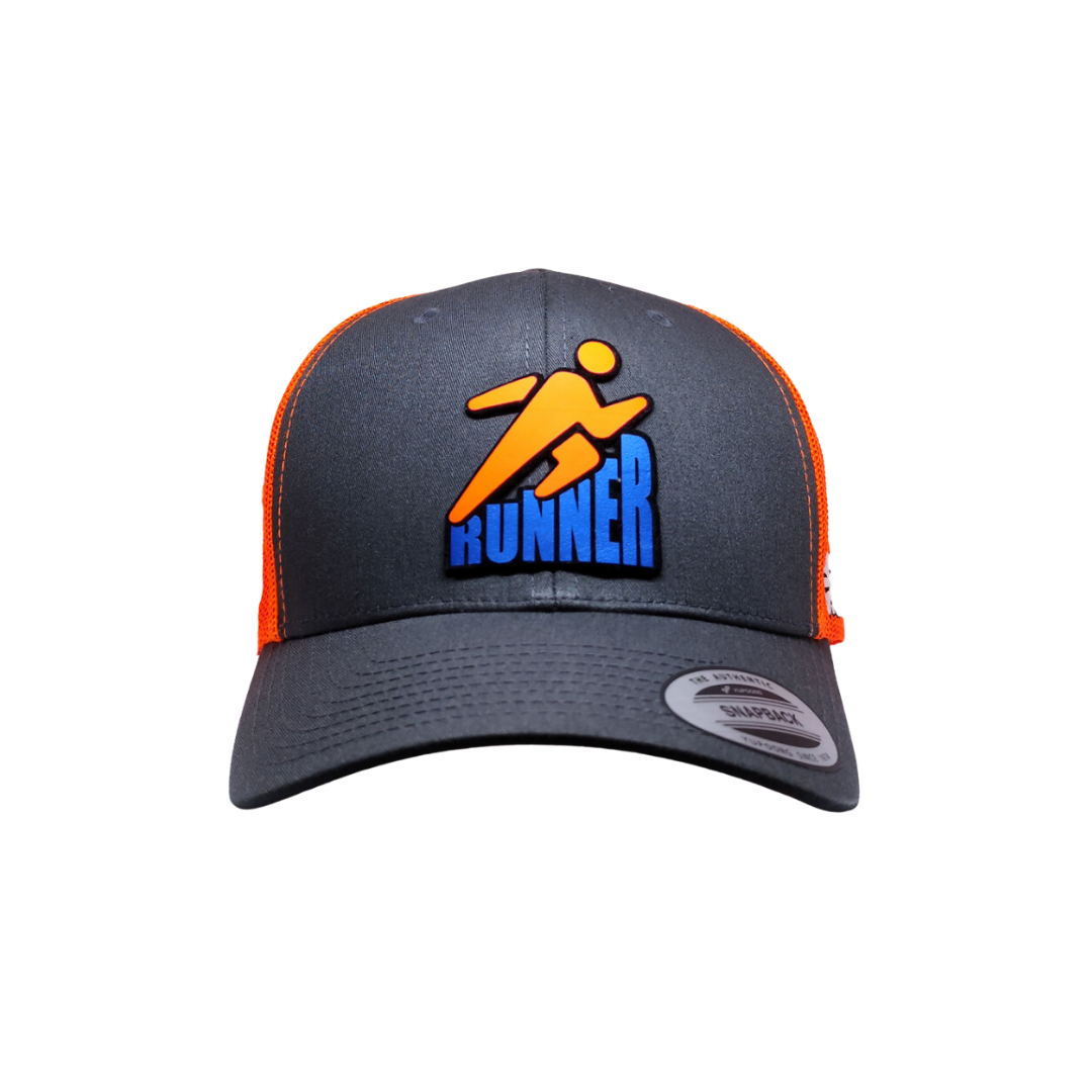 High-Visibility Running Cap - Run Runner Snapback - Trucker Hat